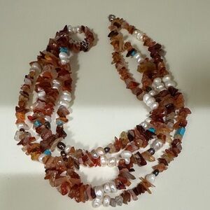 Elegant Multi-Color Gemstone Necklace